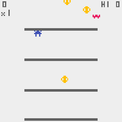 ZIP FALL — actual game preview